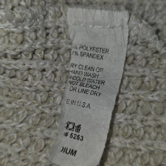 Entro women's knitted pullover sweater, size medium. - Picture 6 of 8